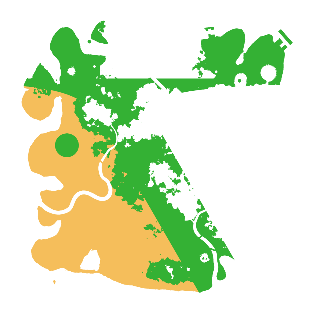 Biome Rust Map: Procedural Map, Size: 3500, Seed: 709197696