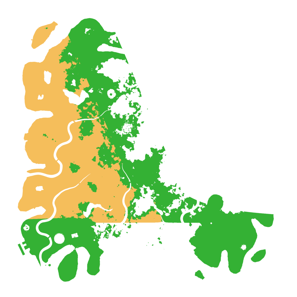 Biome Rust Map: Procedural Map, Size: 5000, Seed: 69658921