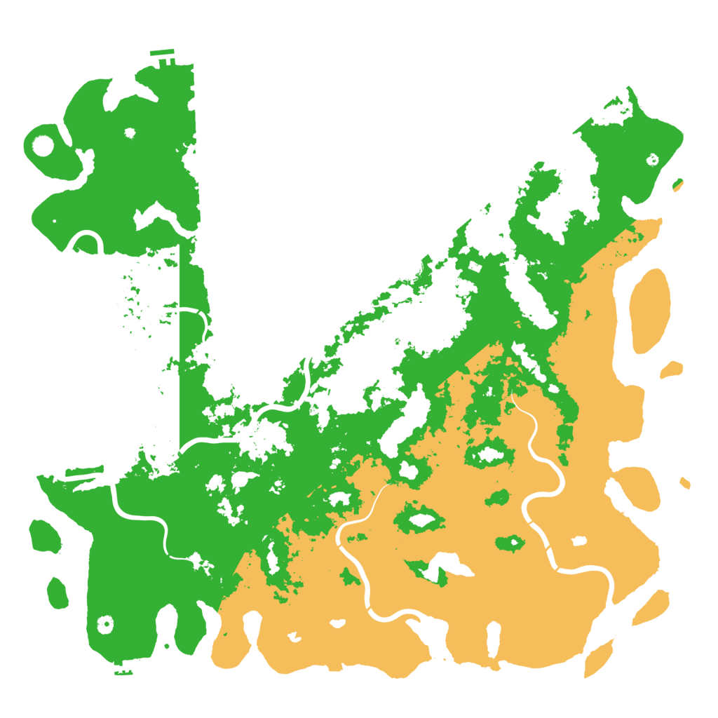 Biome Rust Map: Procedural Map, Size: 6000, Seed: 5554883