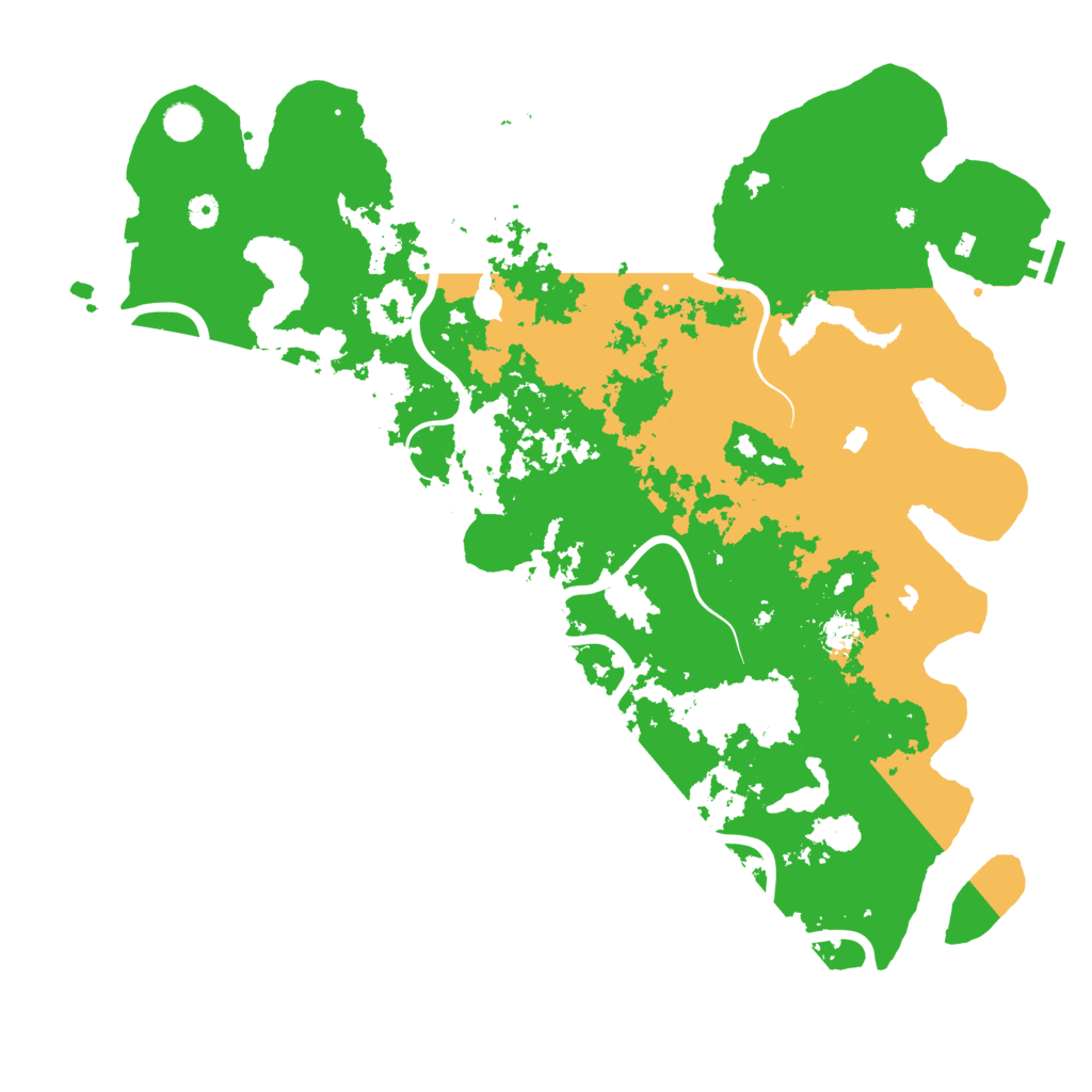 Biome Rust Map: Procedural Map, Size: 5000, Seed: 860228745