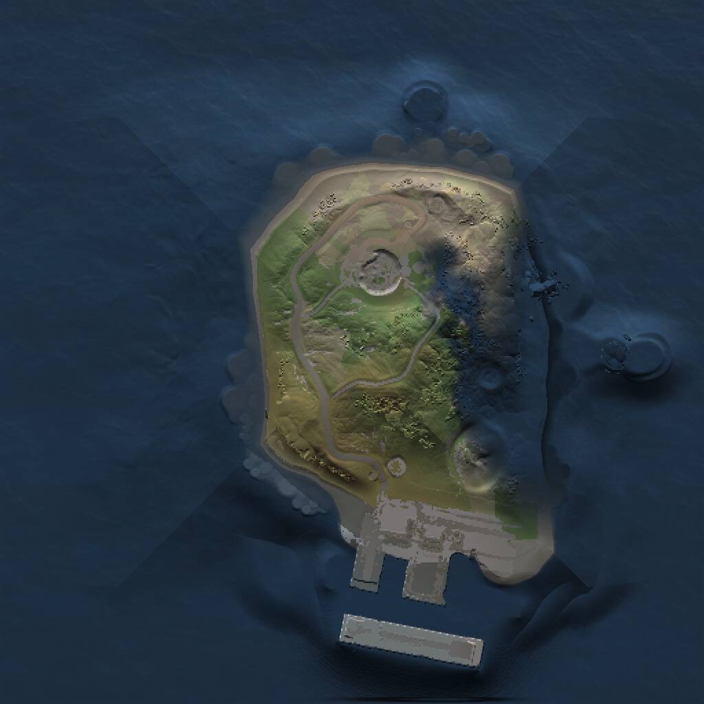 Rust Map: Procedural Map, Size: 1000, Seed: 816057131, 3 Monuments