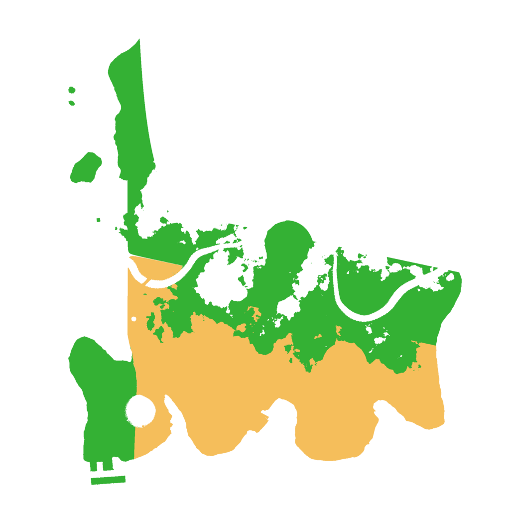 Biome Rust Map: Procedural Map, Size: 3000, Seed: 1631117675