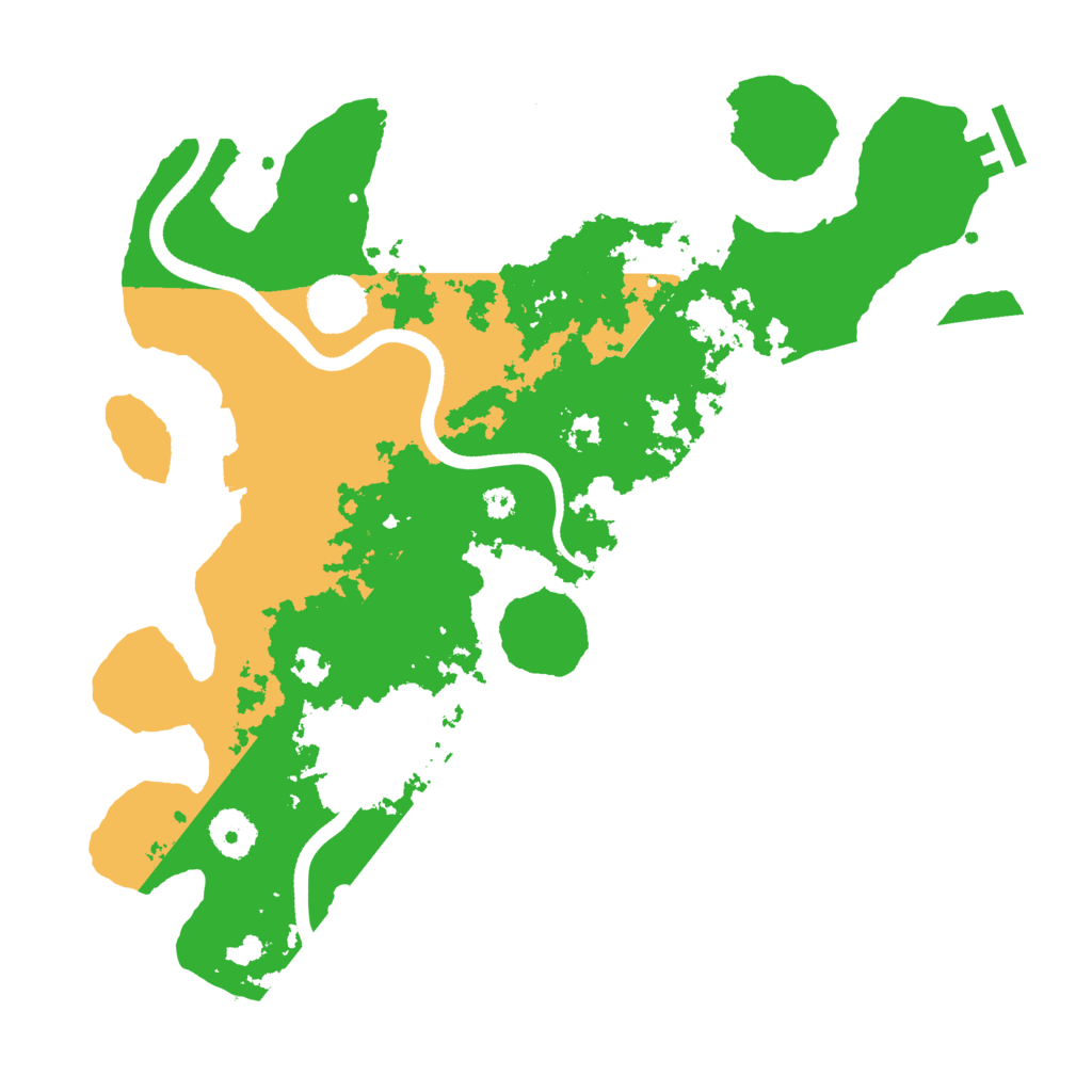 Biome Rust Map: Procedural Map, Size: 3500, Seed: 191719534