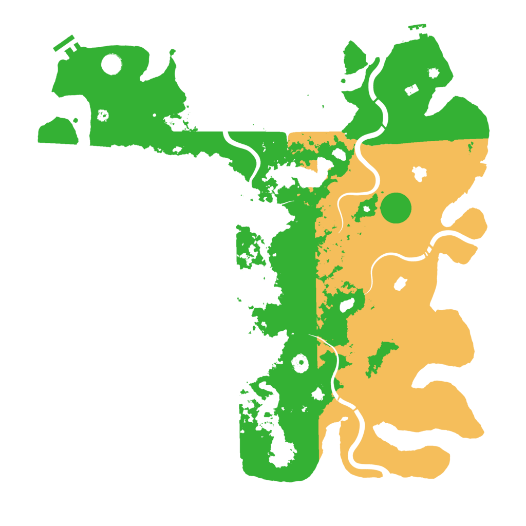 Biome Rust Map: Procedural Map, Size: 4500, Seed: 1172377823