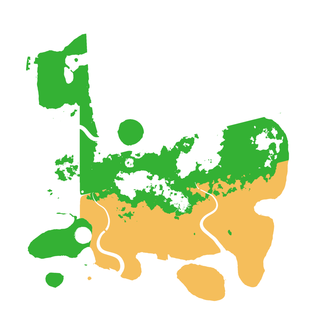 Biome Rust Map: Procedural Map, Size: 3500, Seed: 1380438154