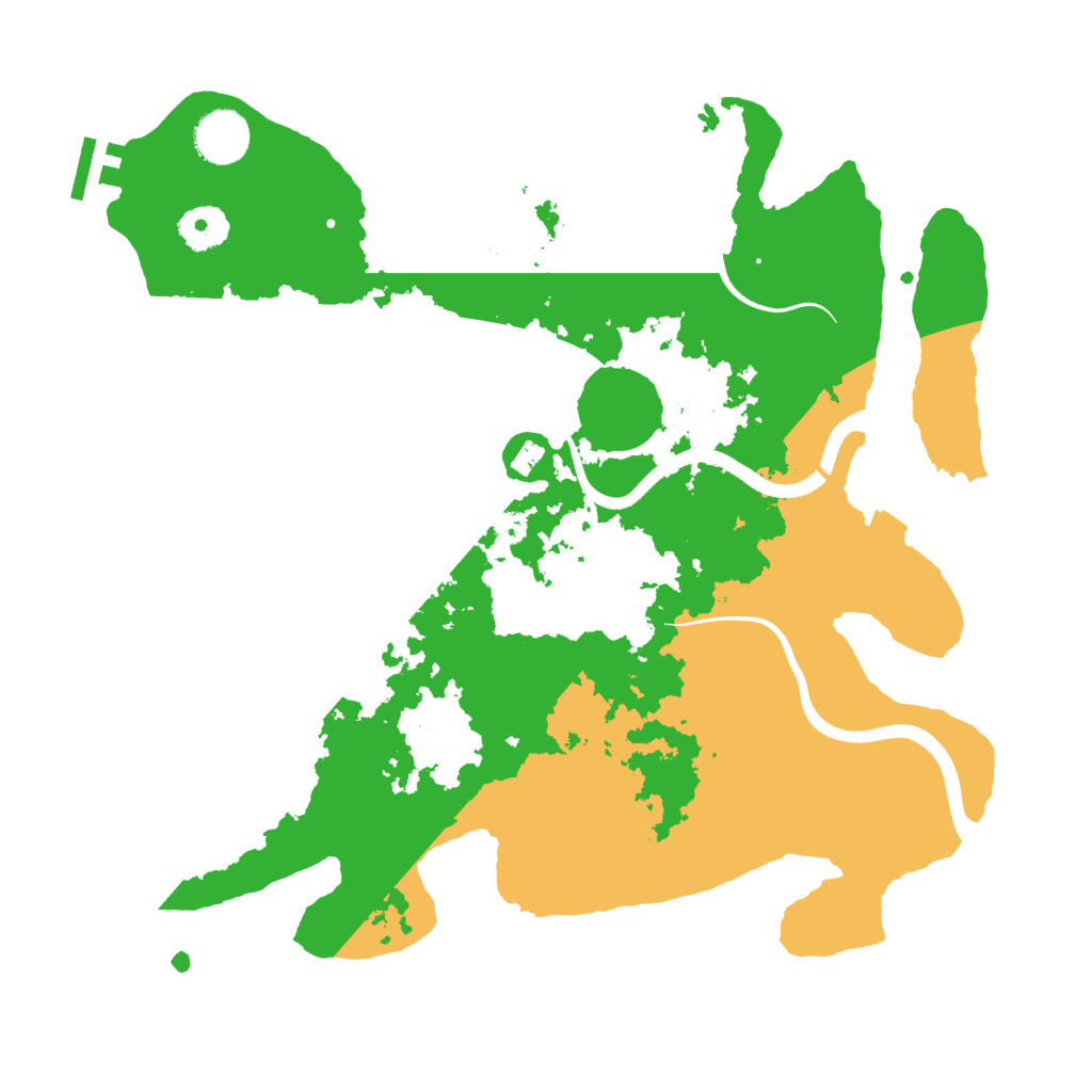 Biome Rust Map: Procedural Map, Size: 3500, Seed: 1348573954