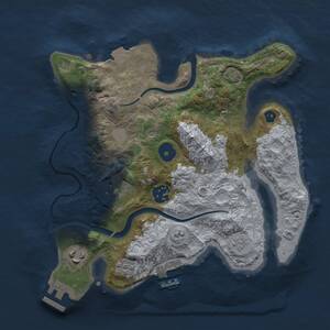 Thumbnail Rust Map: Procedural Map, Size: 2800, Seed: 1489206656, 10 Monuments