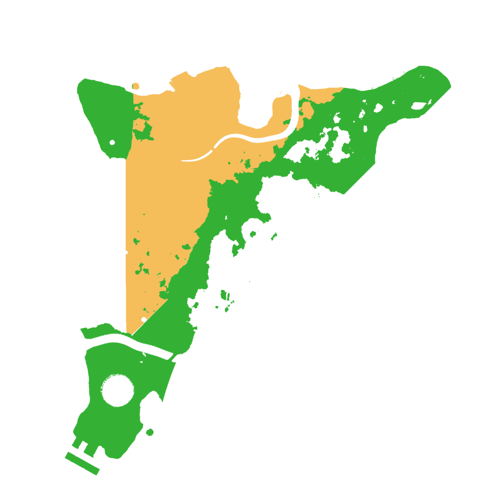 Biome Rust Map: Procedural Map, Size: 2800, Seed: 1489206656