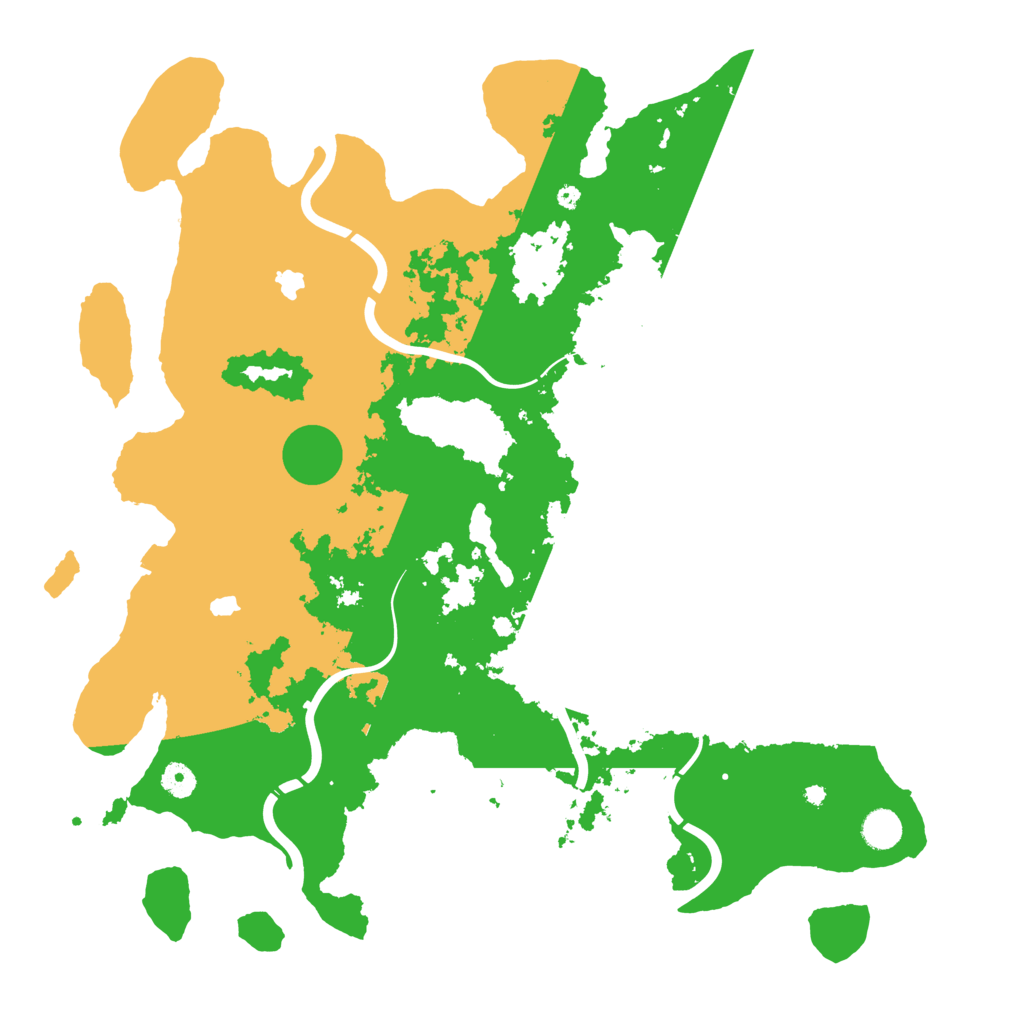 Biome Rust Map: Procedural Map, Size: 4500, Seed: 1597320859
