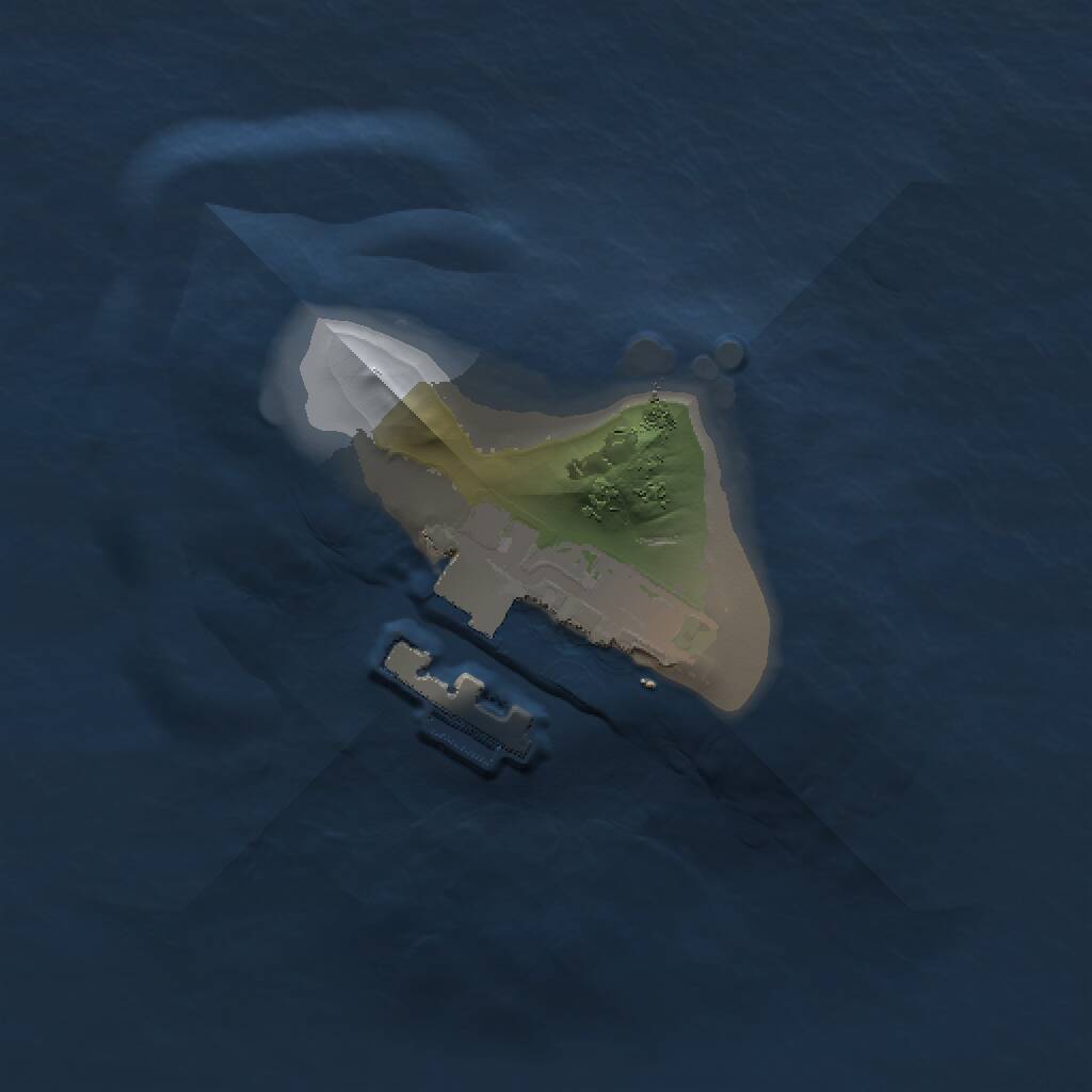 Rust Map: Procedural Map, Size: 1000, Seed: 393751965, 2 Monuments