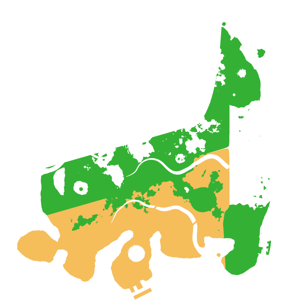 Biome Rust Map: Procedural Map, Size: 3250, Seed: 778179202