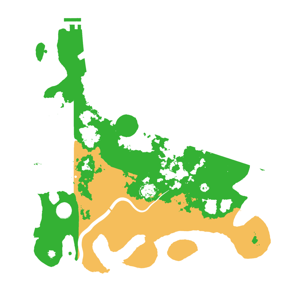 Biome Rust Map: Procedural Map, Size: 3500, Seed: 1179150025