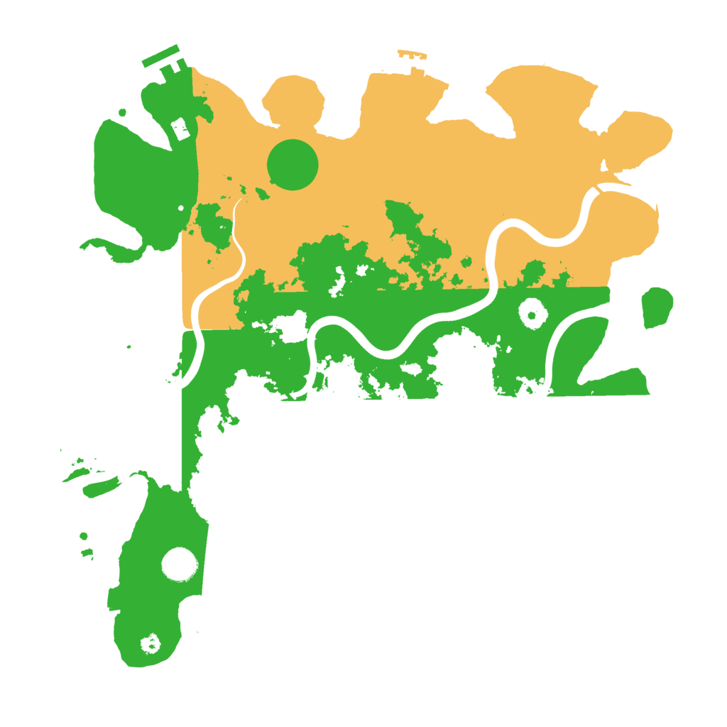 Biome Rust Map: Procedural Map, Size: 3750, Seed: 1291439019