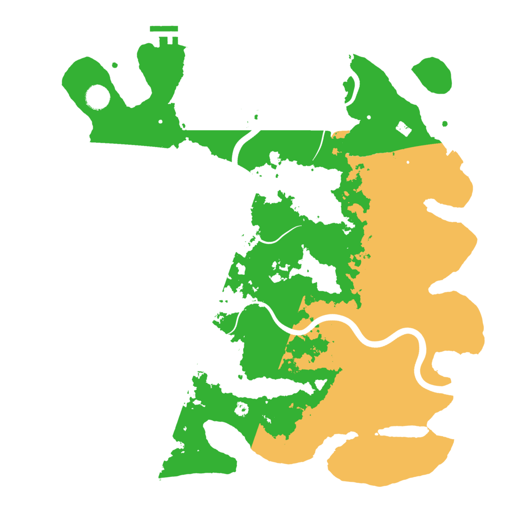 Biome Rust Map: Procedural Map, Size: 3750, Seed: 1926779743