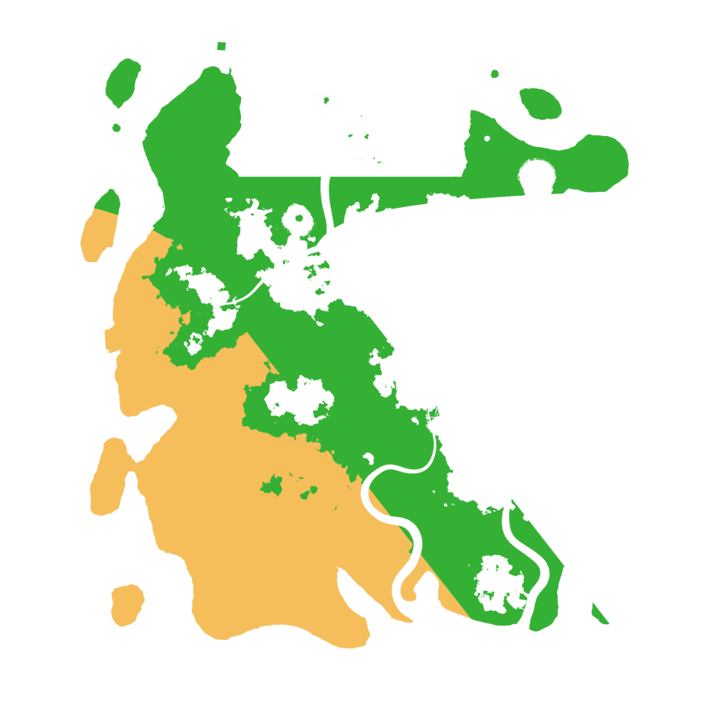Biome Rust Map: Procedural Map, Size: 3500, Seed: 1402965148