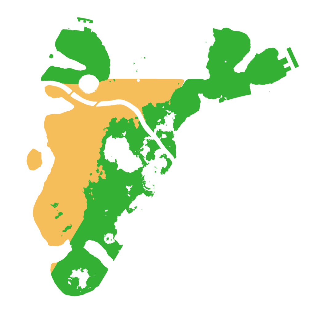 Biome Rust Map: Procedural Map, Size: 3000, Seed: 1645200645