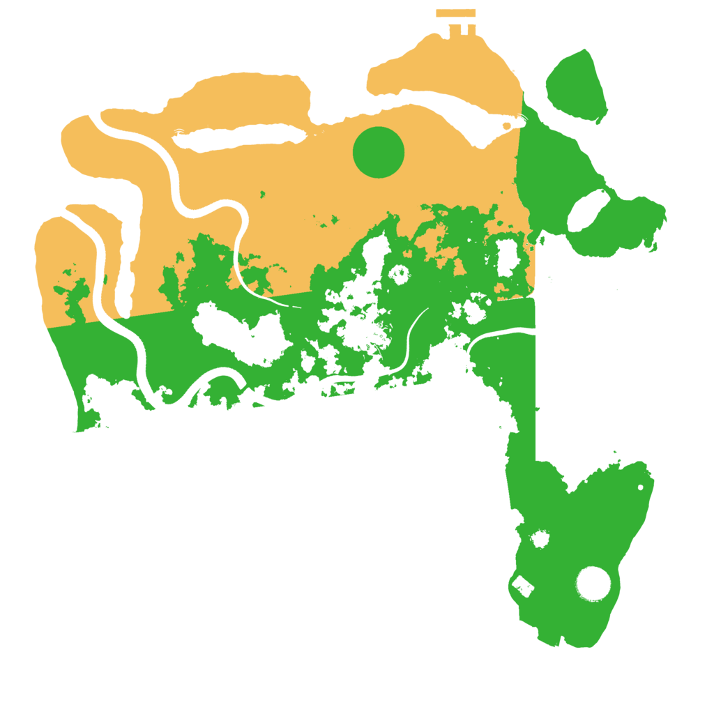 Biome Rust Map: Procedural Map, Size: 3650, Seed: 82898096