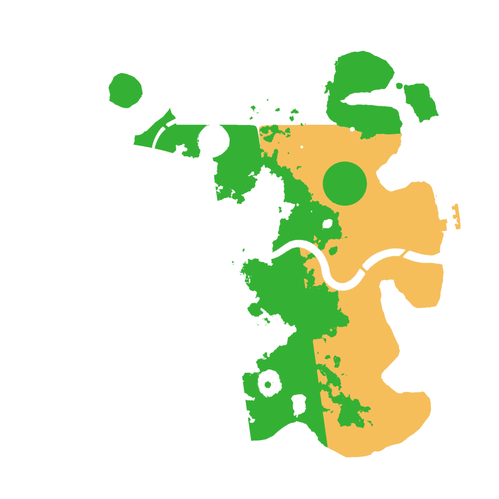 Biome Rust Map: Procedural Map, Size: 3000, Seed: 699210082