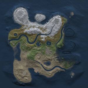 Thumbnail Rust Map: Procedural Map, Size: 2800, Seed: 2081946675, 8 Monuments