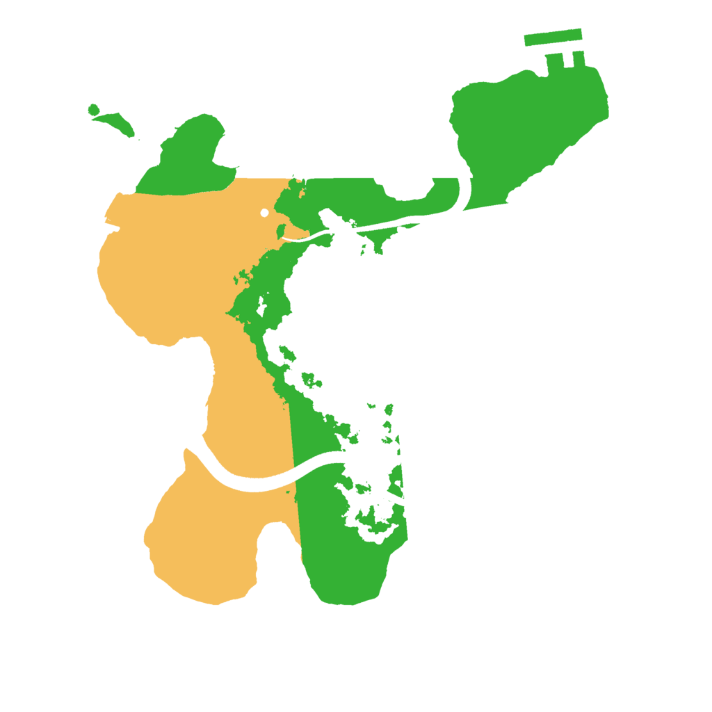 Biome Rust Map: Procedural Map, Size: 2500, Seed: 49089685
