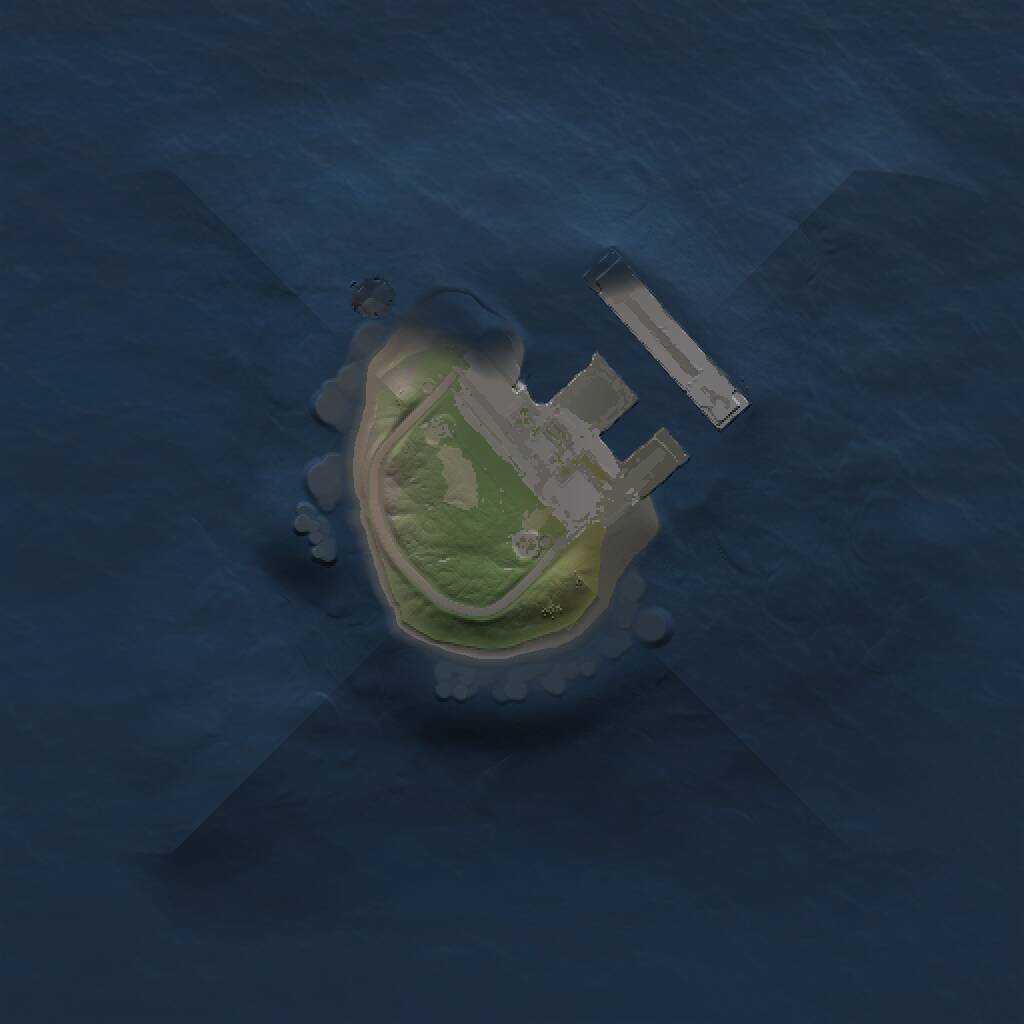 Rust Map: Procedural Map, Size: 1000, Seed: 788755222, 2 Monuments