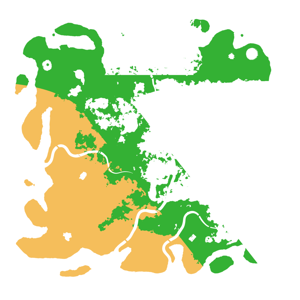 Biome Rust Map: Procedural Map, Size: 4500, Seed: 842286963