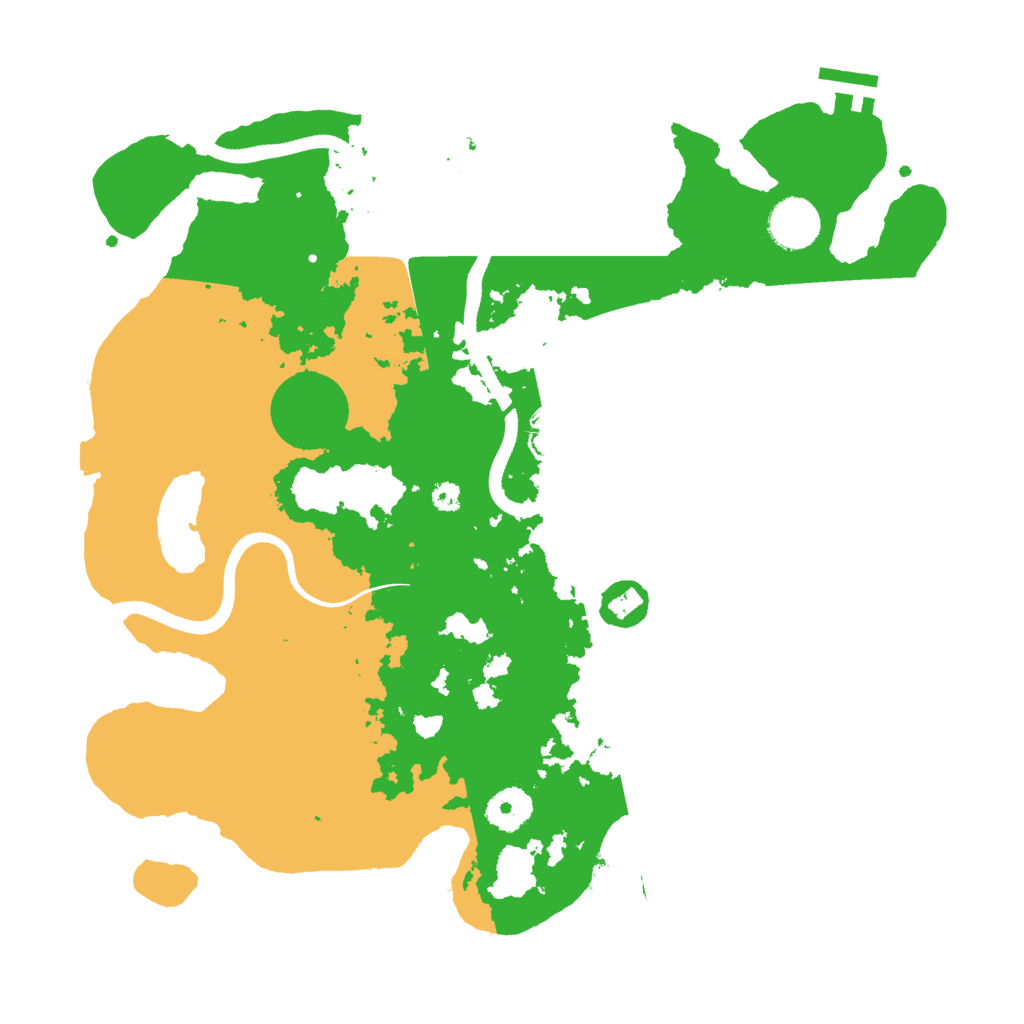 Biome Rust Map: Procedural Map, Size: 3500, Seed: 584362367