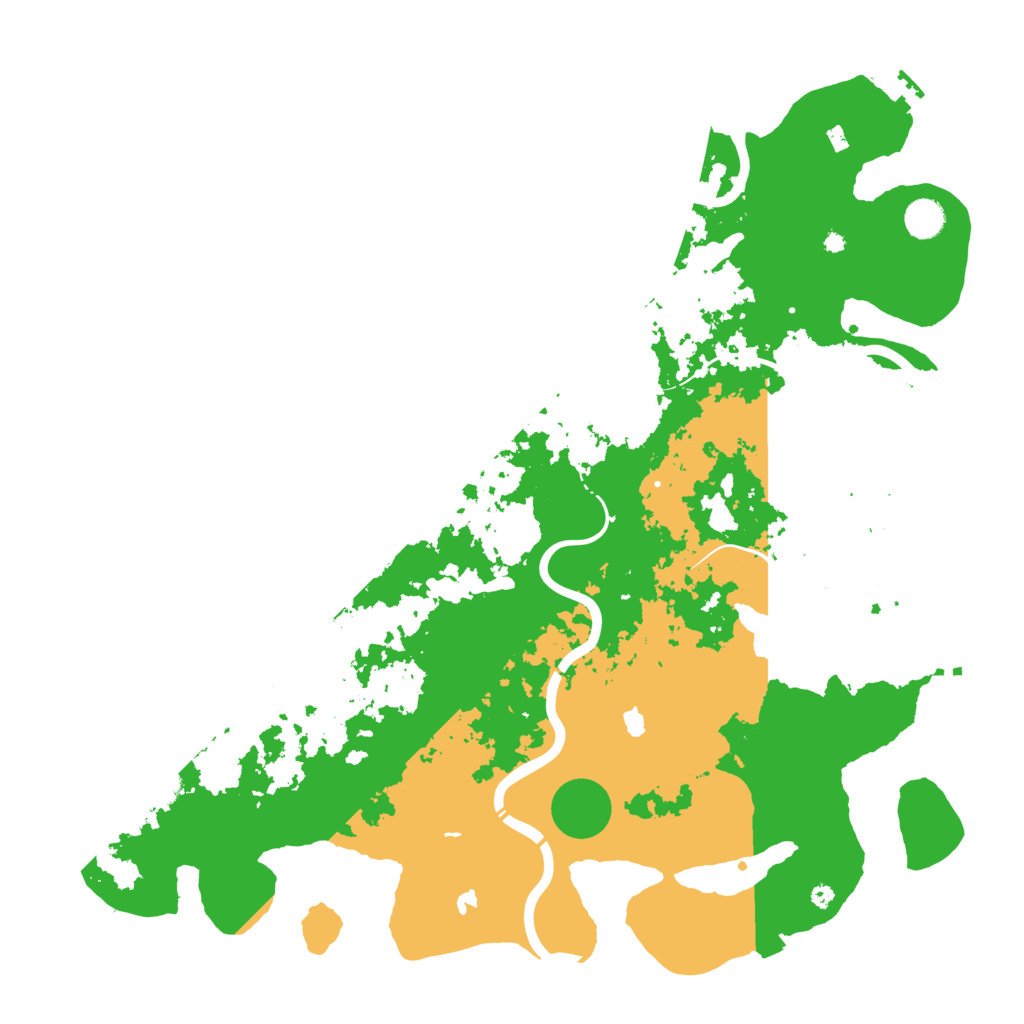 Biome Rust Map: Procedural Map, Size: 4500, Seed: 710373546