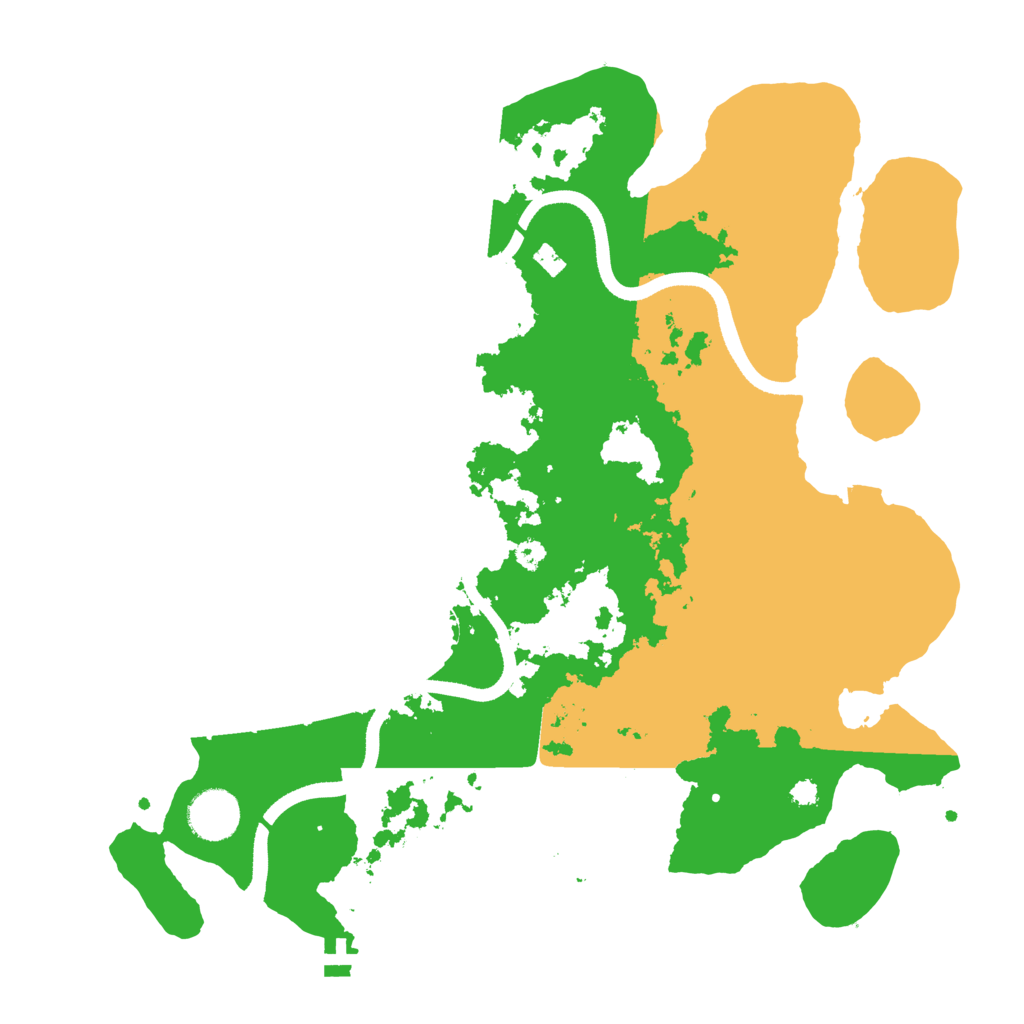 Biome Rust Map: Procedural Map, Size: 3500, Seed: 623985646