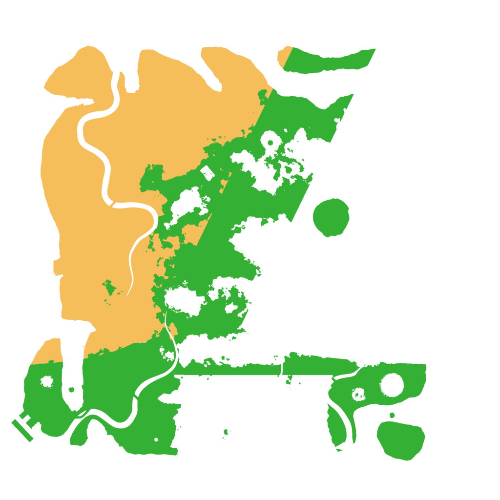 Biome Rust Map: Procedural Map, Size: 3750, Seed: 884887