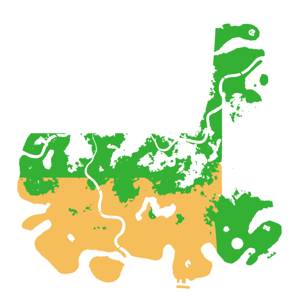 Biome Rust Map: Procedural Map, Size: 4500, Seed: 475264428