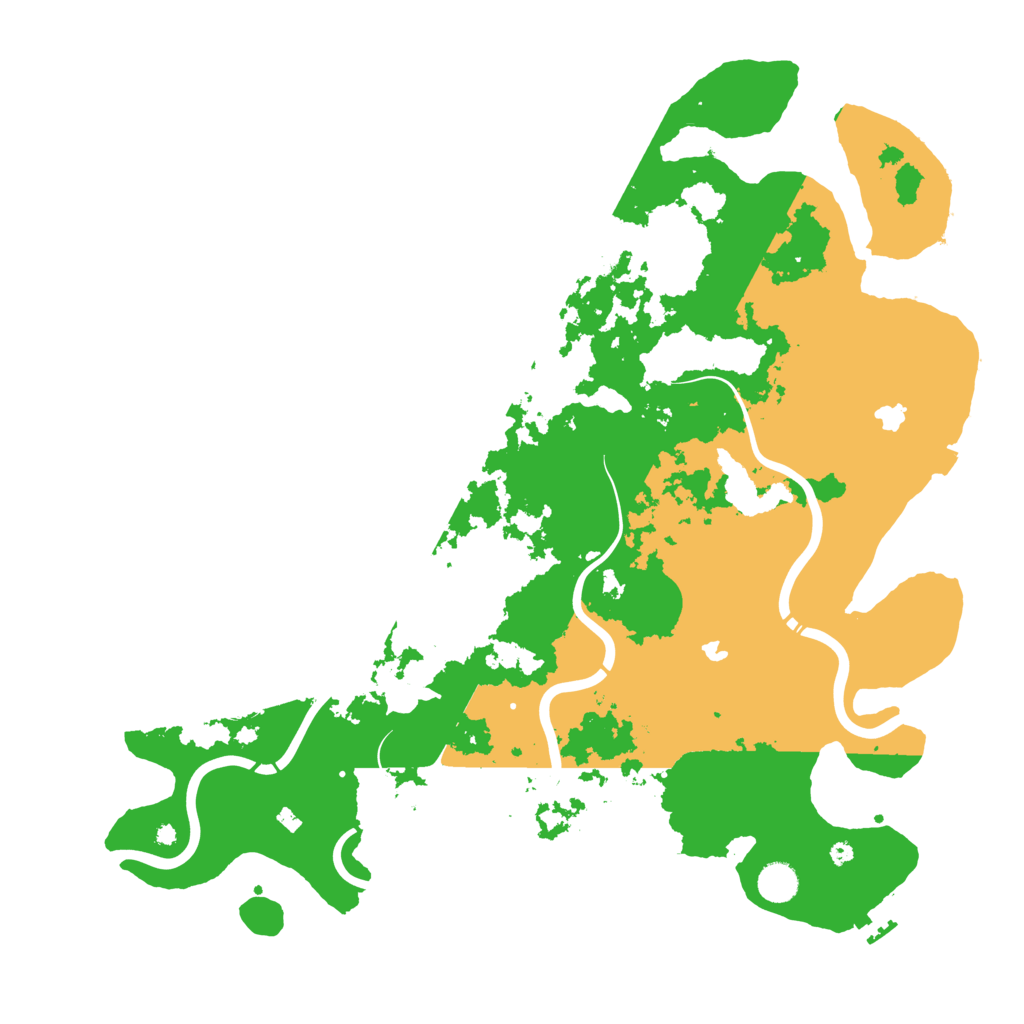 Biome Rust Map: Procedural Map, Size: 4500, Seed: 443705330