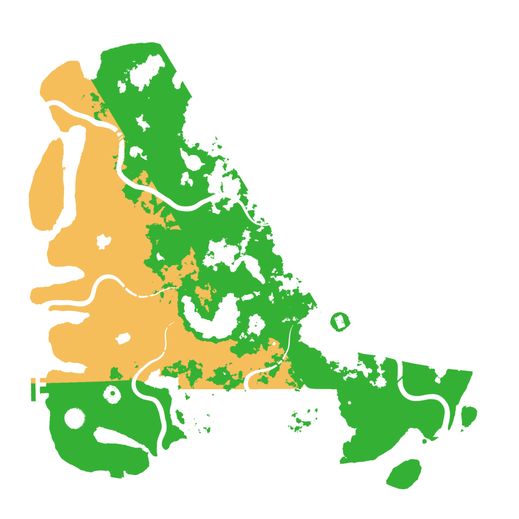 Biome Rust Map: Procedural Map, Size: 4500, Seed: 13316