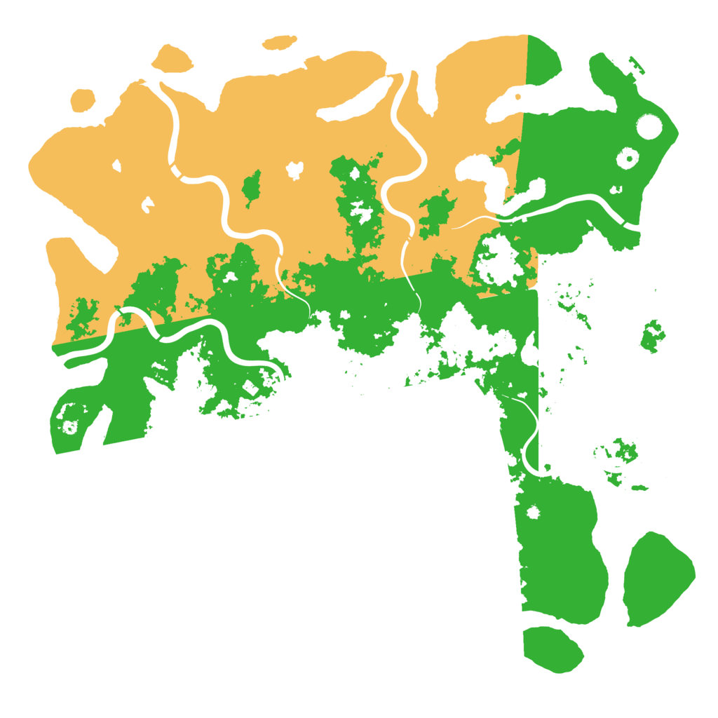 Biome Rust Map: Procedural Map, Size: 5000, Seed: 1821484167