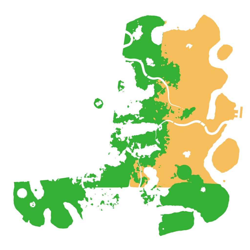 Biome Rust Map: Procedural Map, Size: 4500, Seed: 398041800
