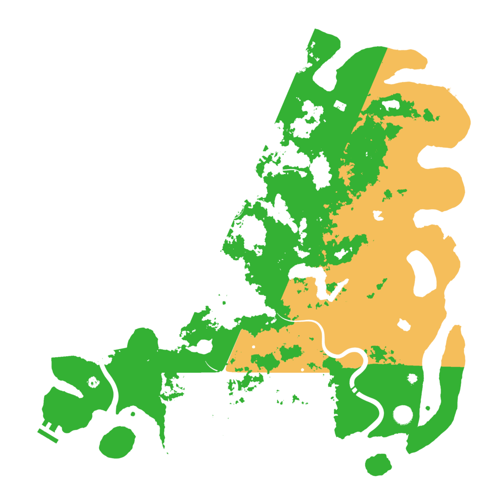 Biome Rust Map: Procedural Map, Size: 4500, Seed: 831124987