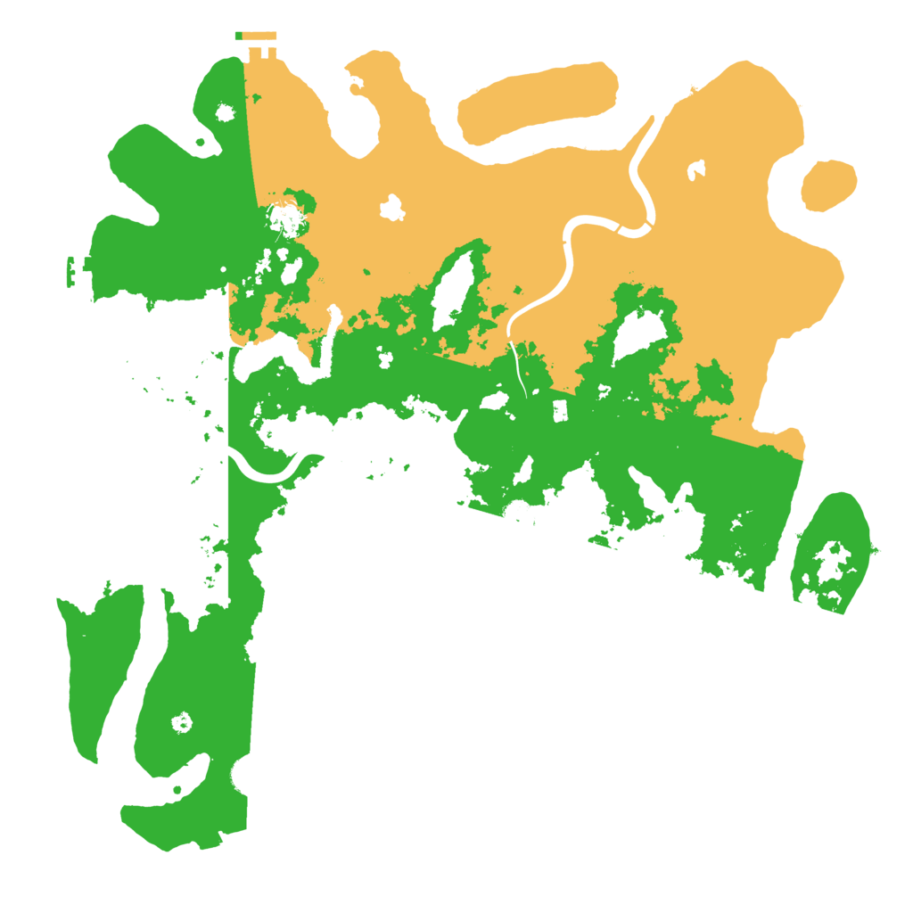 Biome Rust Map: Procedural Map, Size: 4500, Seed: 677964696