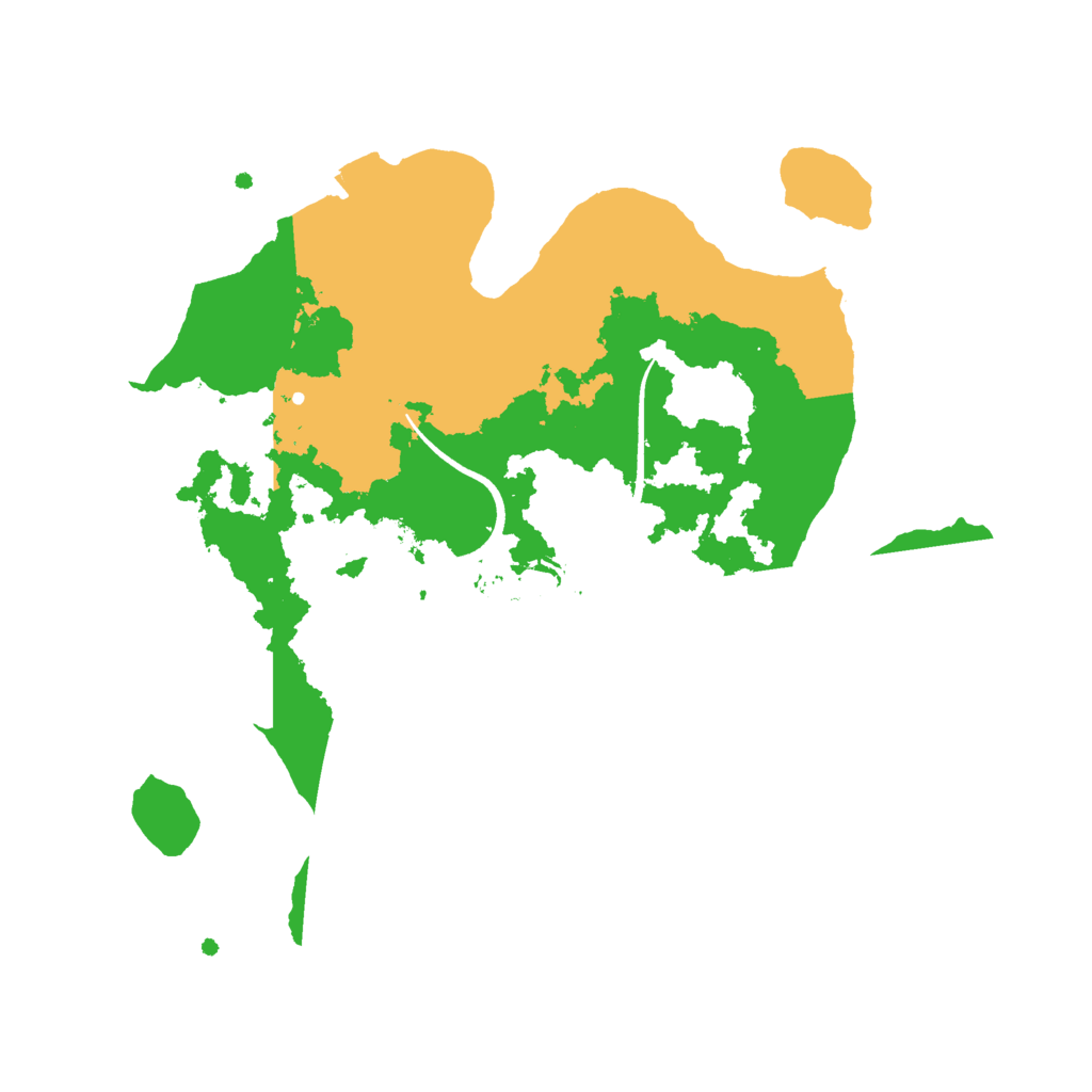 Biome Rust Map: Procedural Map, Size: 2574, Seed: 50000