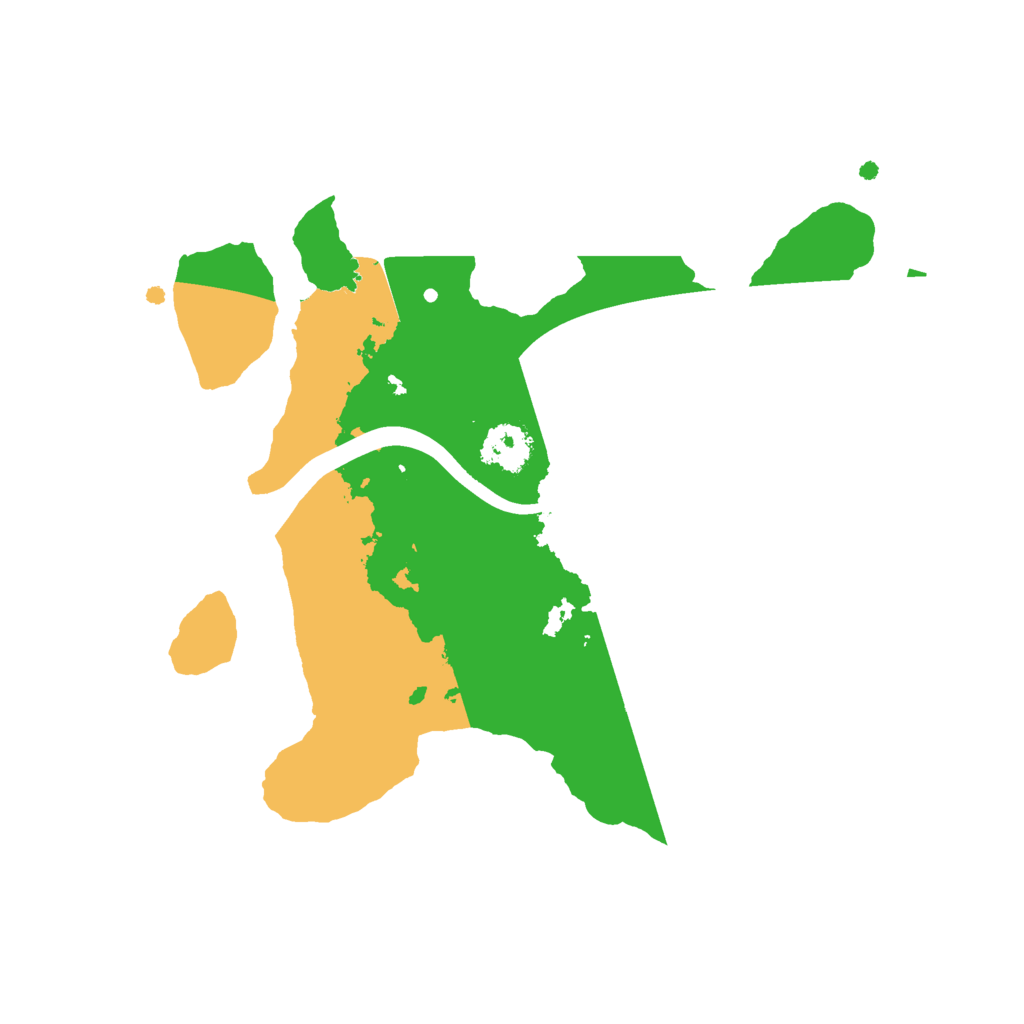 Biome Rust Map: Procedural Map, Size: 2200, Seed: 84000334