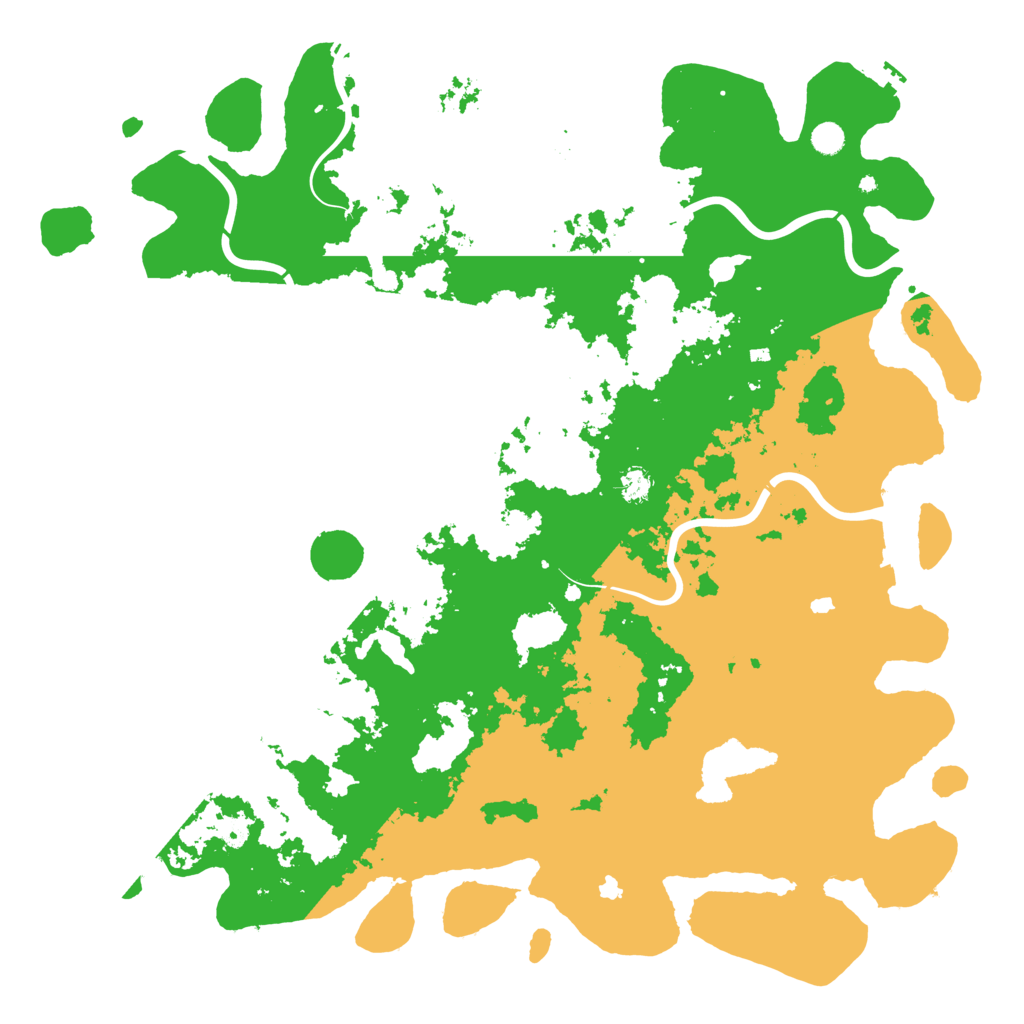 Biome Rust Map: Procedural Map, Size: 5500, Seed: 1153609287