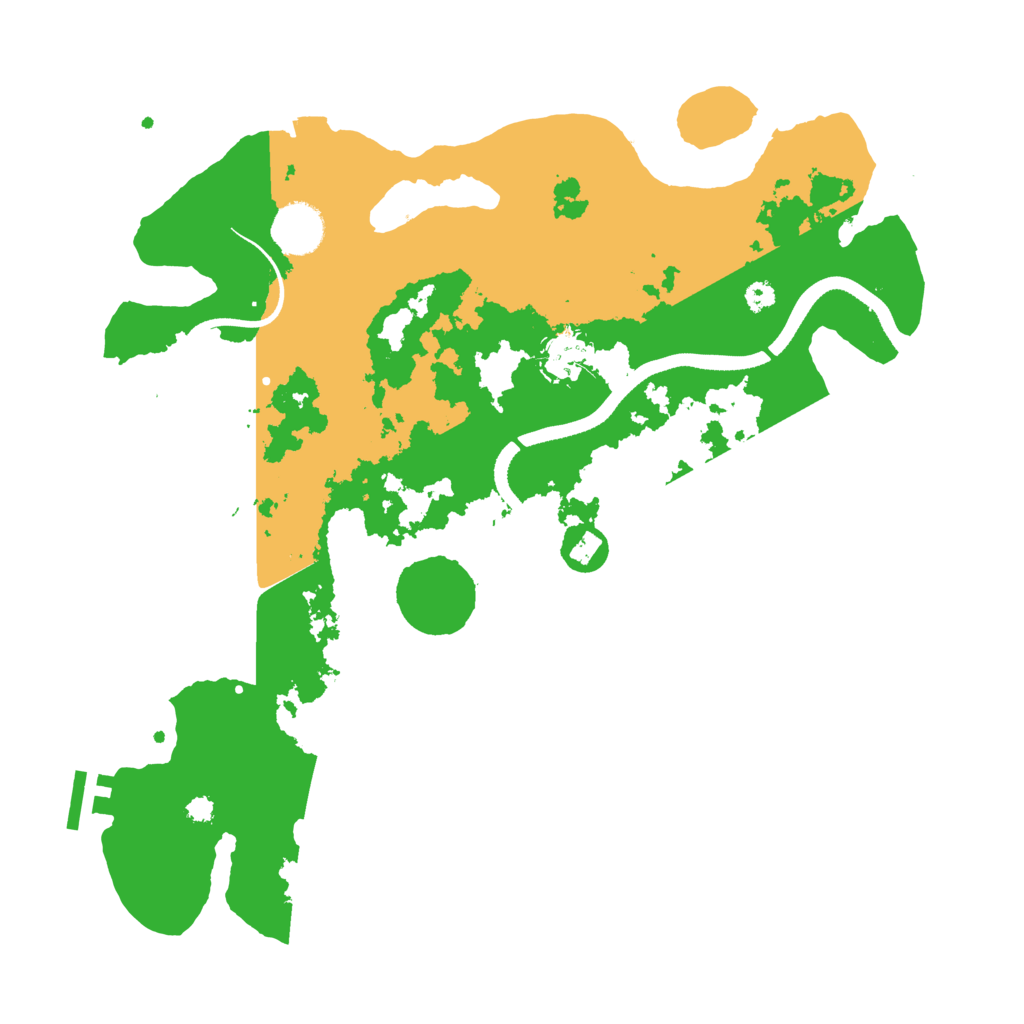 Biome Rust Map: Procedural Map, Size: 3500, Seed: 1982300895