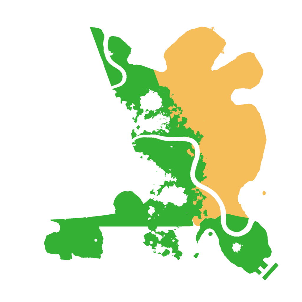 Biome Rust Map: Procedural Map, Size: 3000, Seed: 1327987339