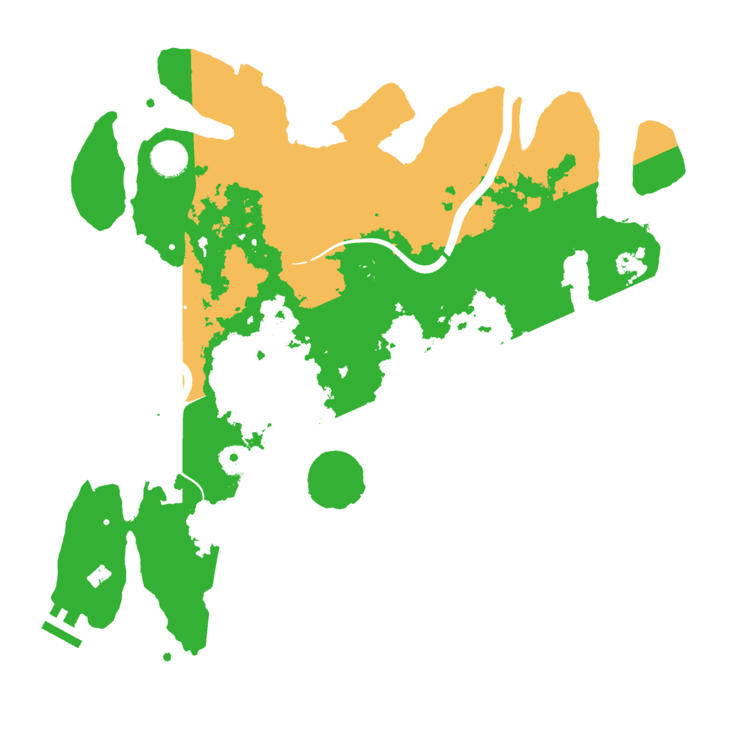 Biome Rust Map: Procedural Map, Size: 3500, Seed: 427404880