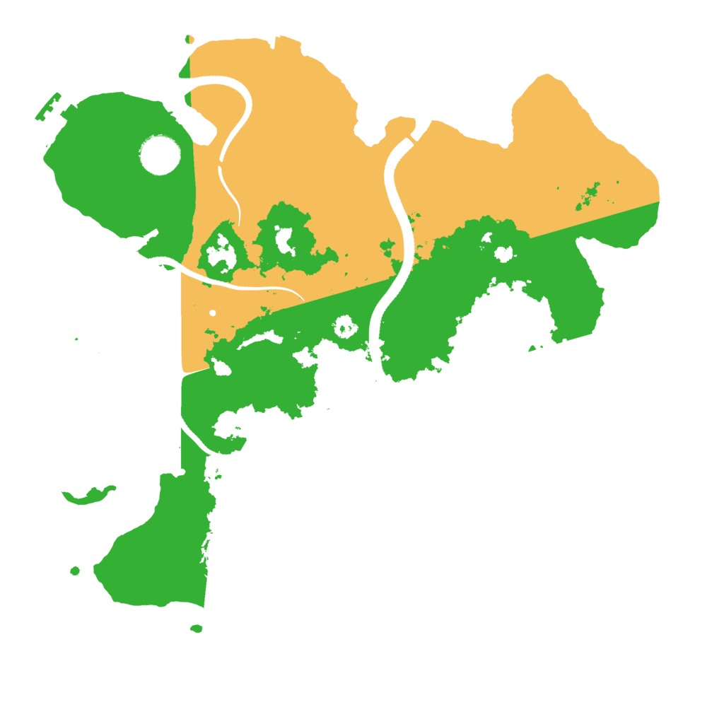 Biome Rust Map: Procedural Map, Size: 3200, Seed: 2048710384