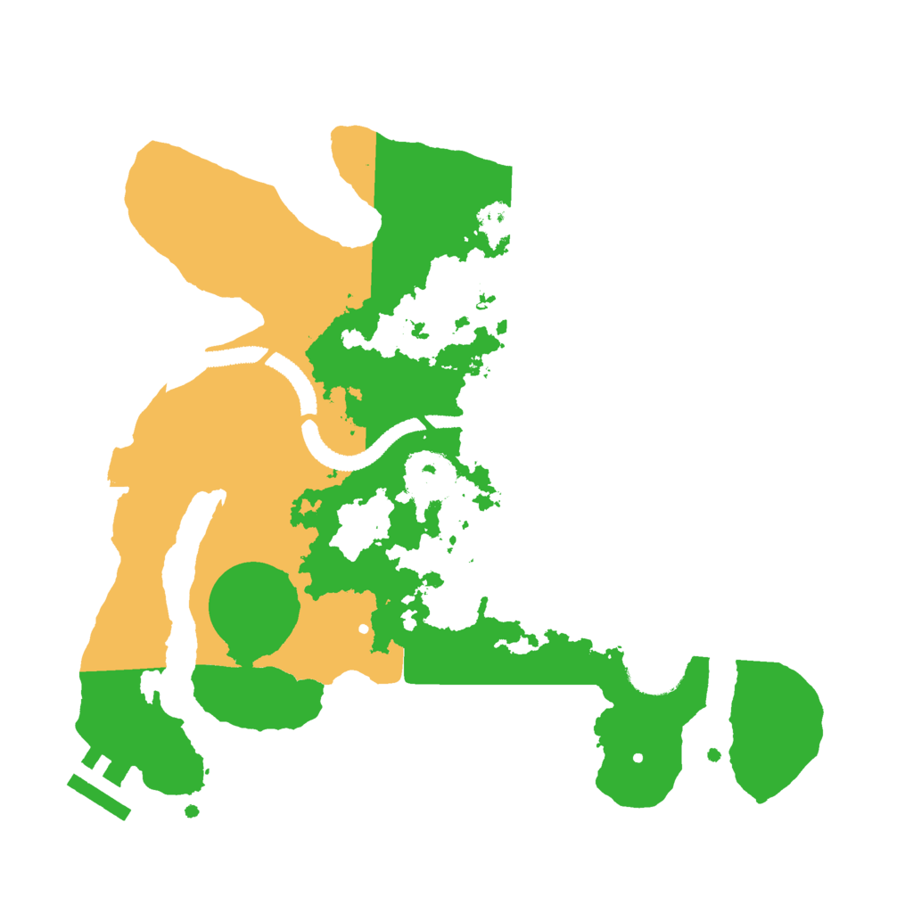 Biome Rust Map: Procedural Map, Size: 2700, Seed: 1765540913