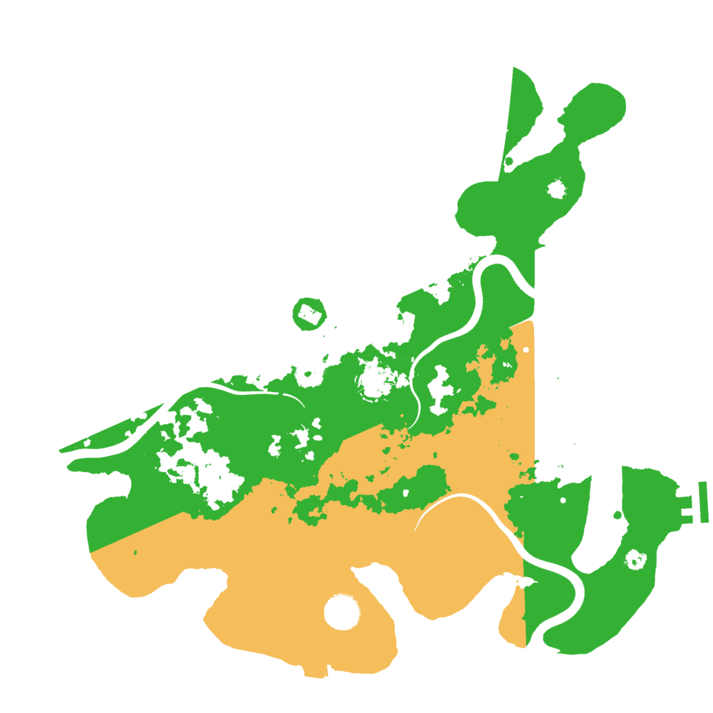 Biome Rust Map: Procedural Map, Size: 3500, Seed: 17384628