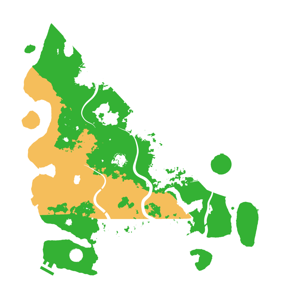 Biome Rust Map: Procedural Map, Size: 4000, Seed: 953068446