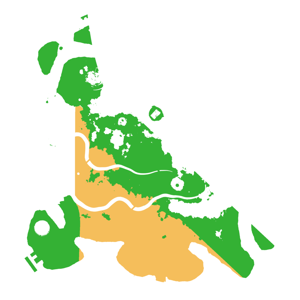 Biome Rust Map: Procedural Map, Size: 3500, Seed: 1046770447