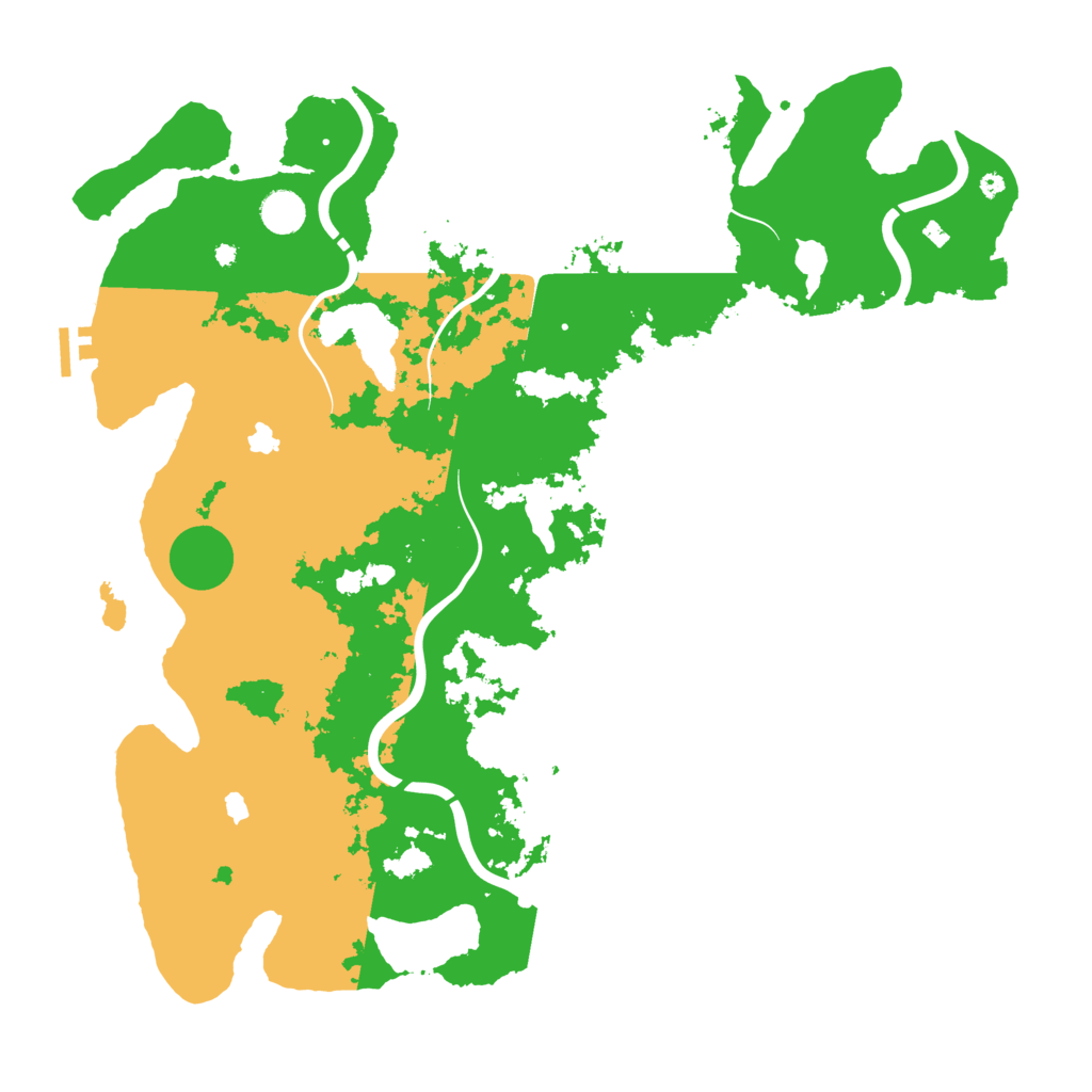 Biome Rust Map: Procedural Map, Size: 4500, Seed: 111507498