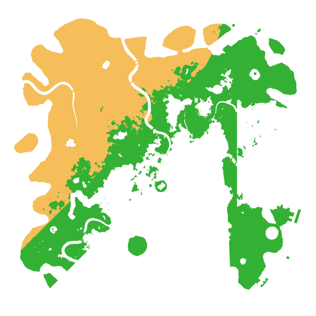 Biome Rust Map: Procedural Map, Size: 4500, Seed: 91505635